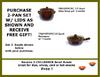 Piral  2 Pan Cookware Set , Chocolate, Includes Gift with Purchase